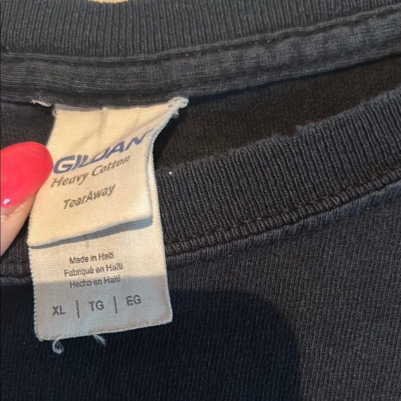 Black Graphic T-Shirt with Monster Design - Picture 2 of 10